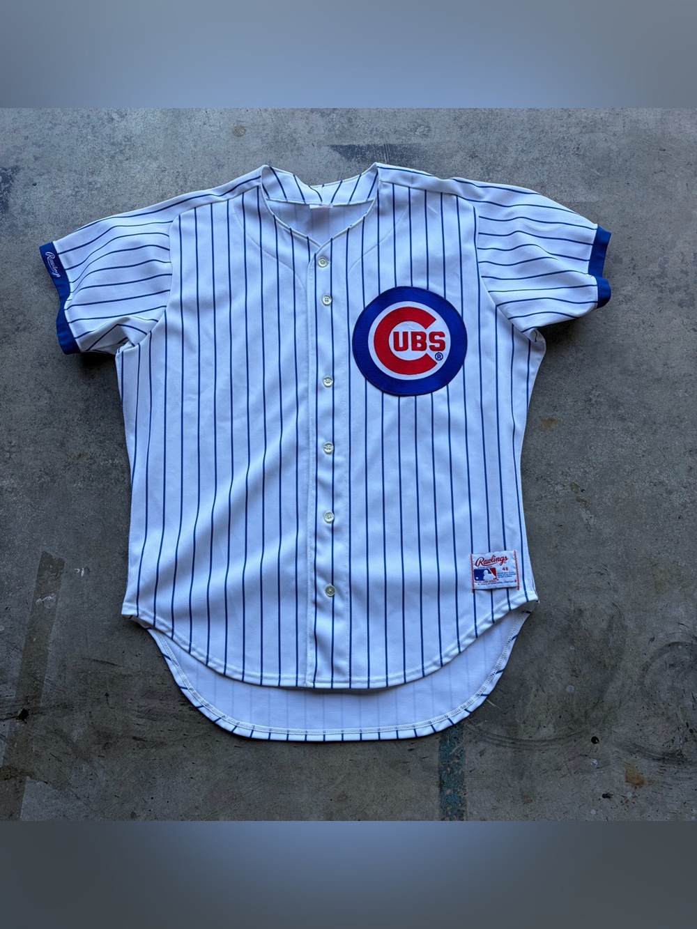 Vintage 80s Chicago Cubs Authentic On-Field Baseball Jersey Rawlings